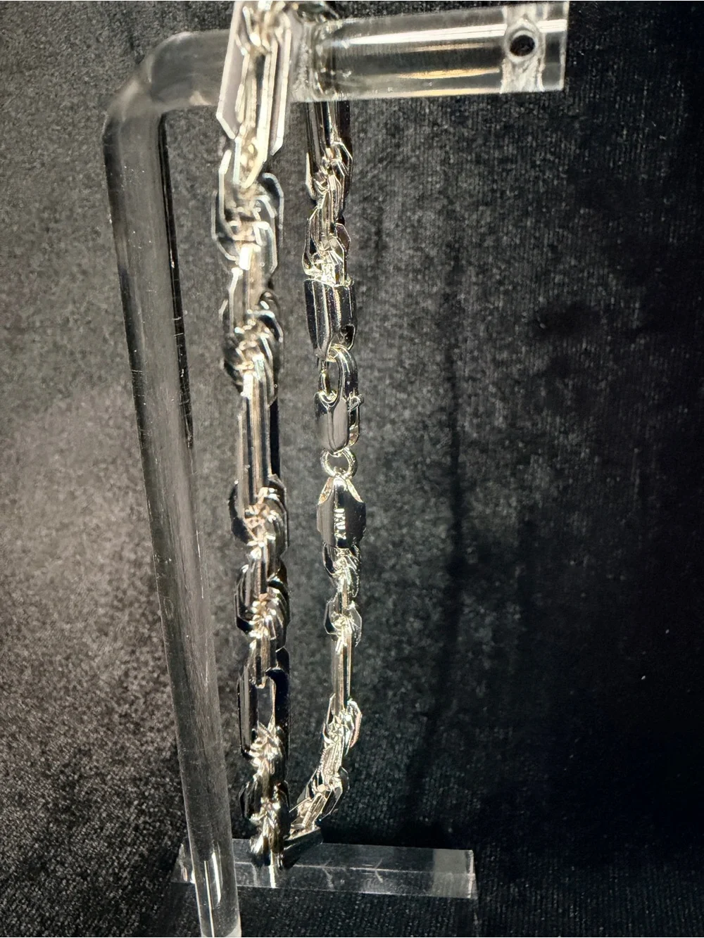 Figarope Milano Italy 925 Stamped Silver filled bracelet 10.9g Brand New